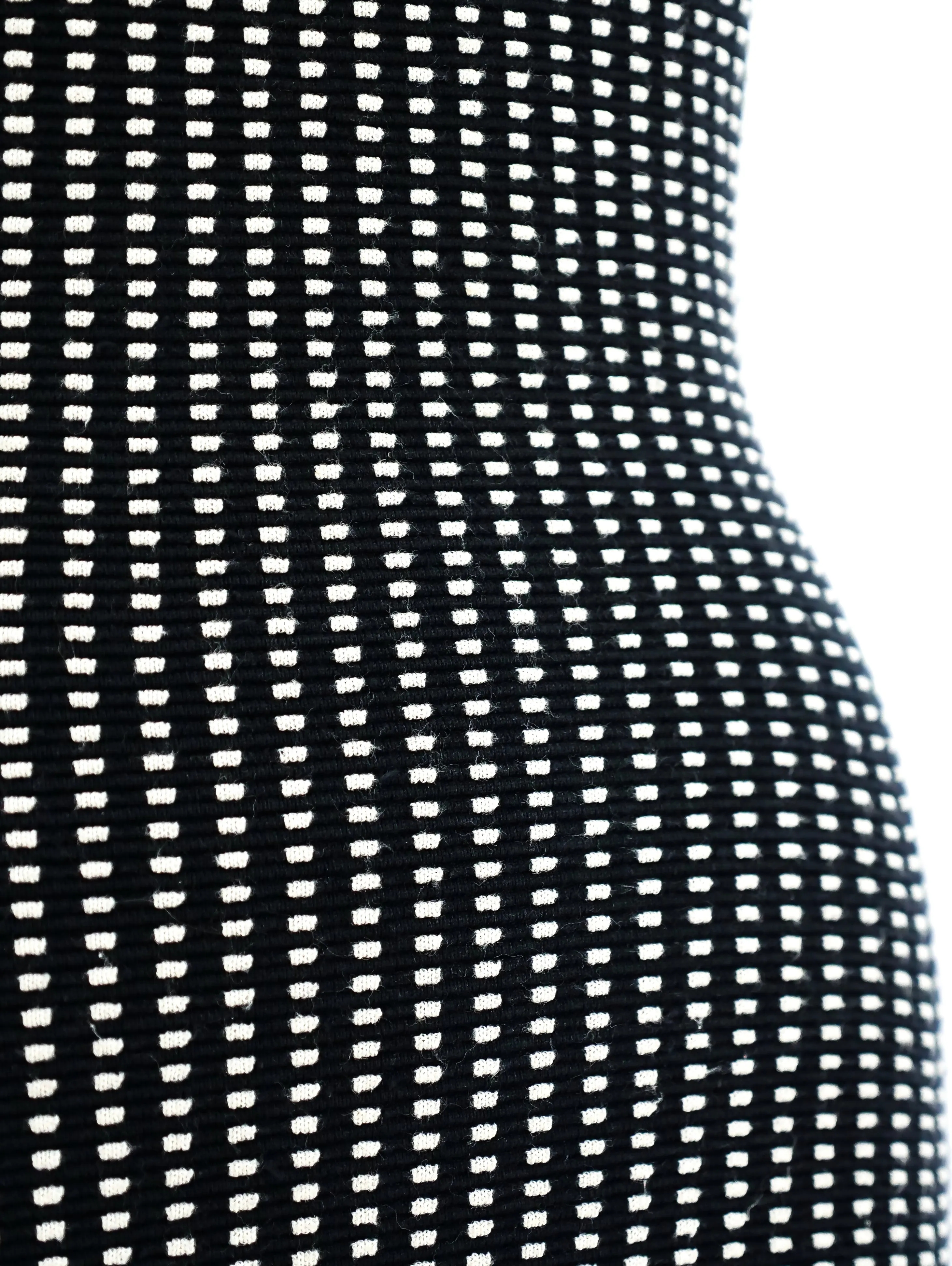 1991 Alaia Black and White Knit Tank Dress