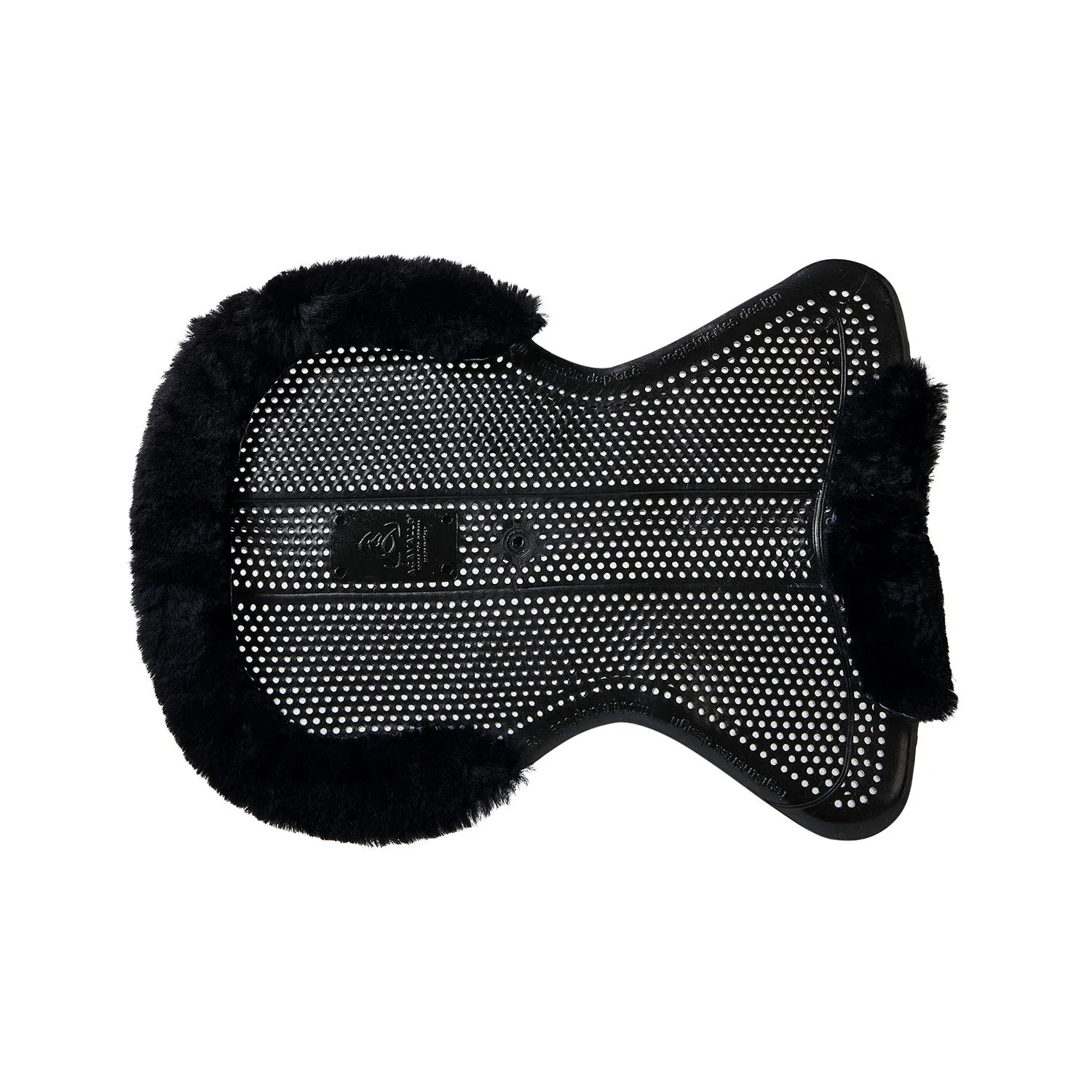 Acavallo Gel Half Pad with 1/2 Sheepskin Trim