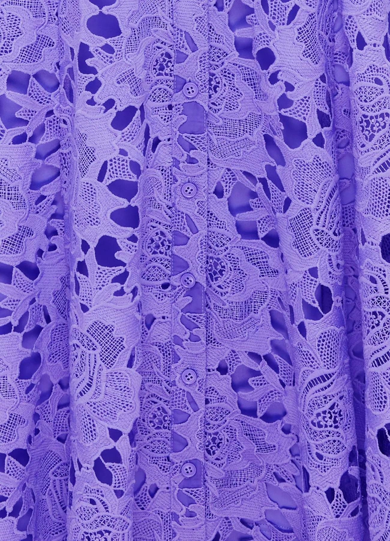Aliyah Lace Butterfly Sleeve Midi Dress - Lavender
