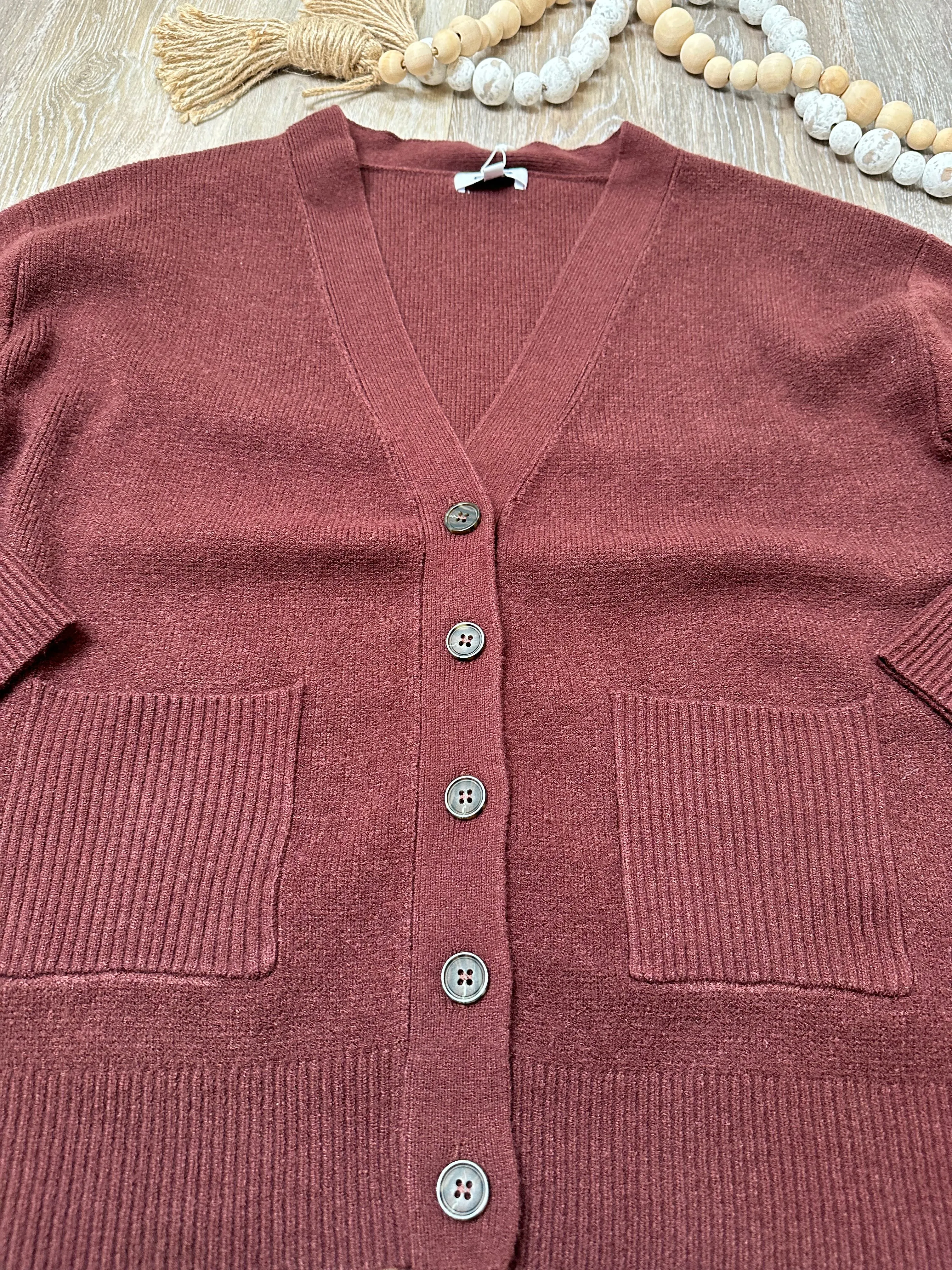 AME JOLIE FULL SLEEVE V NECK CARDI