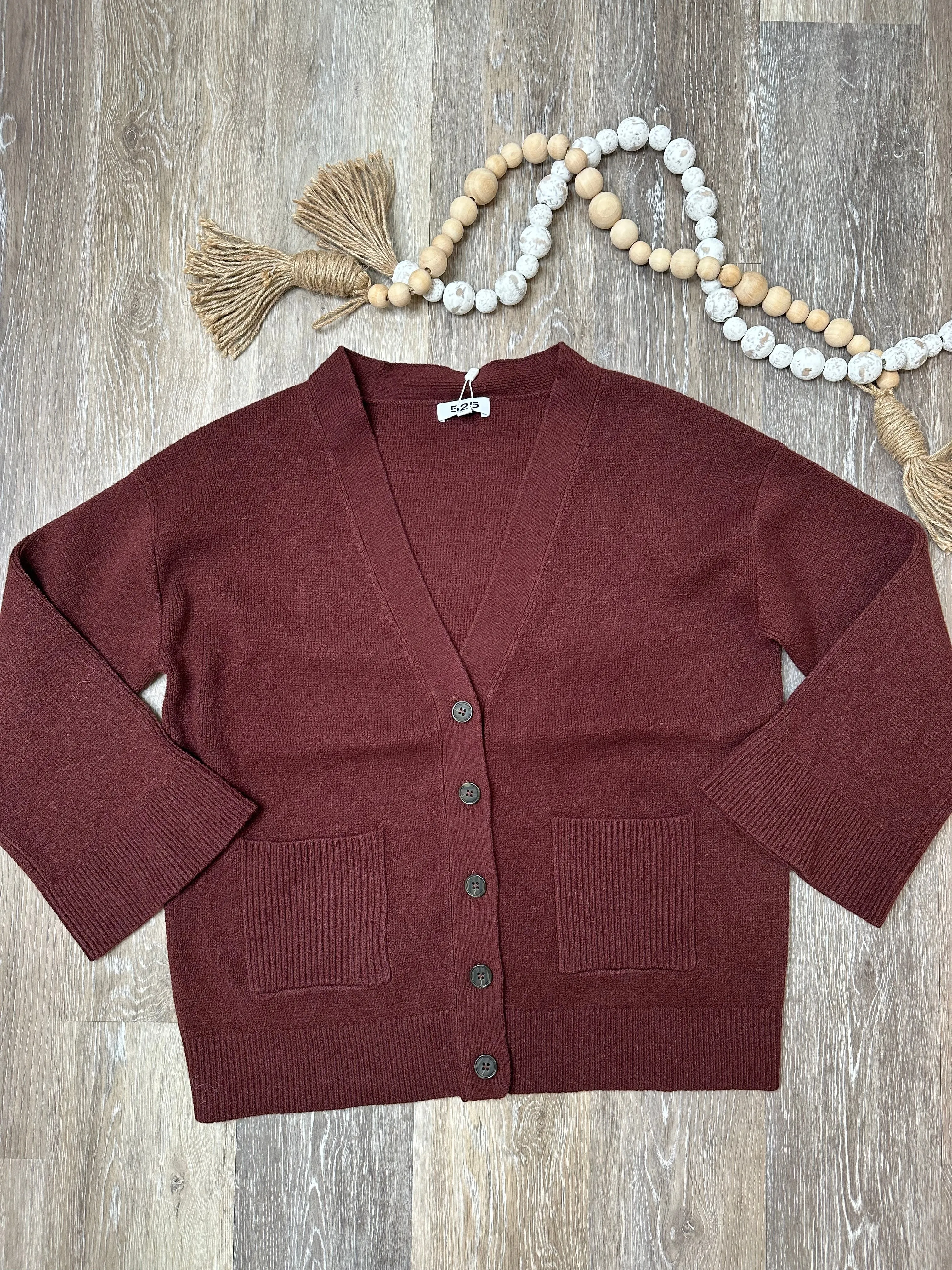 AME JOLIE FULL SLEEVE V NECK CARDI