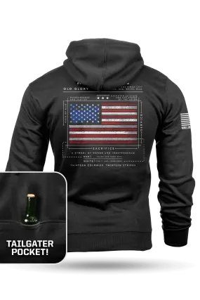 American Flag Schematic - Tailgater Hoodie