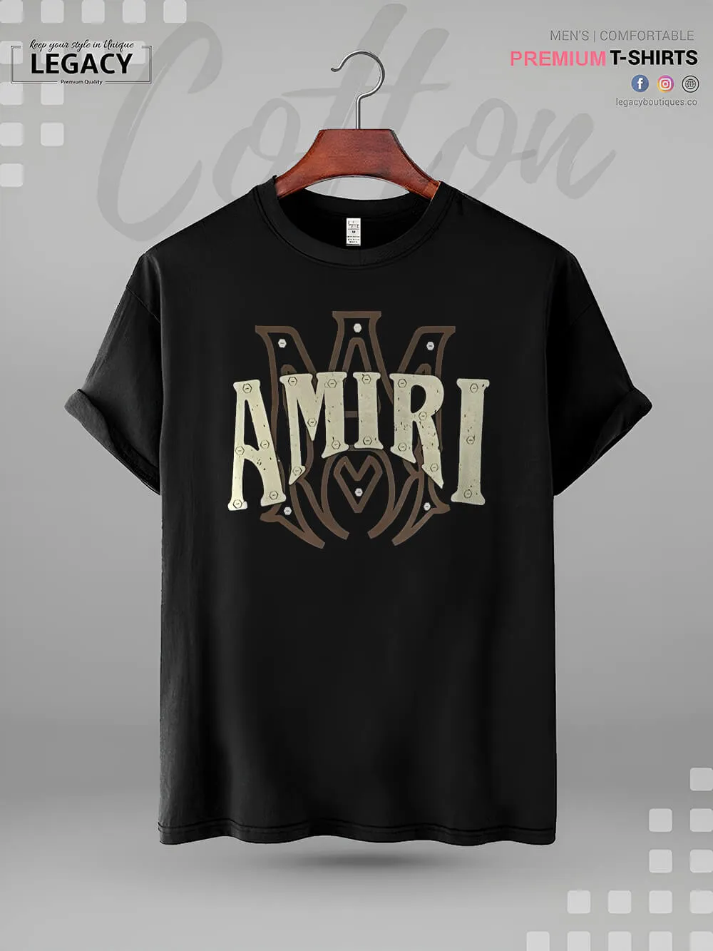 AMIRI Print High Quality In Cheapest Price Men's T-Shirt