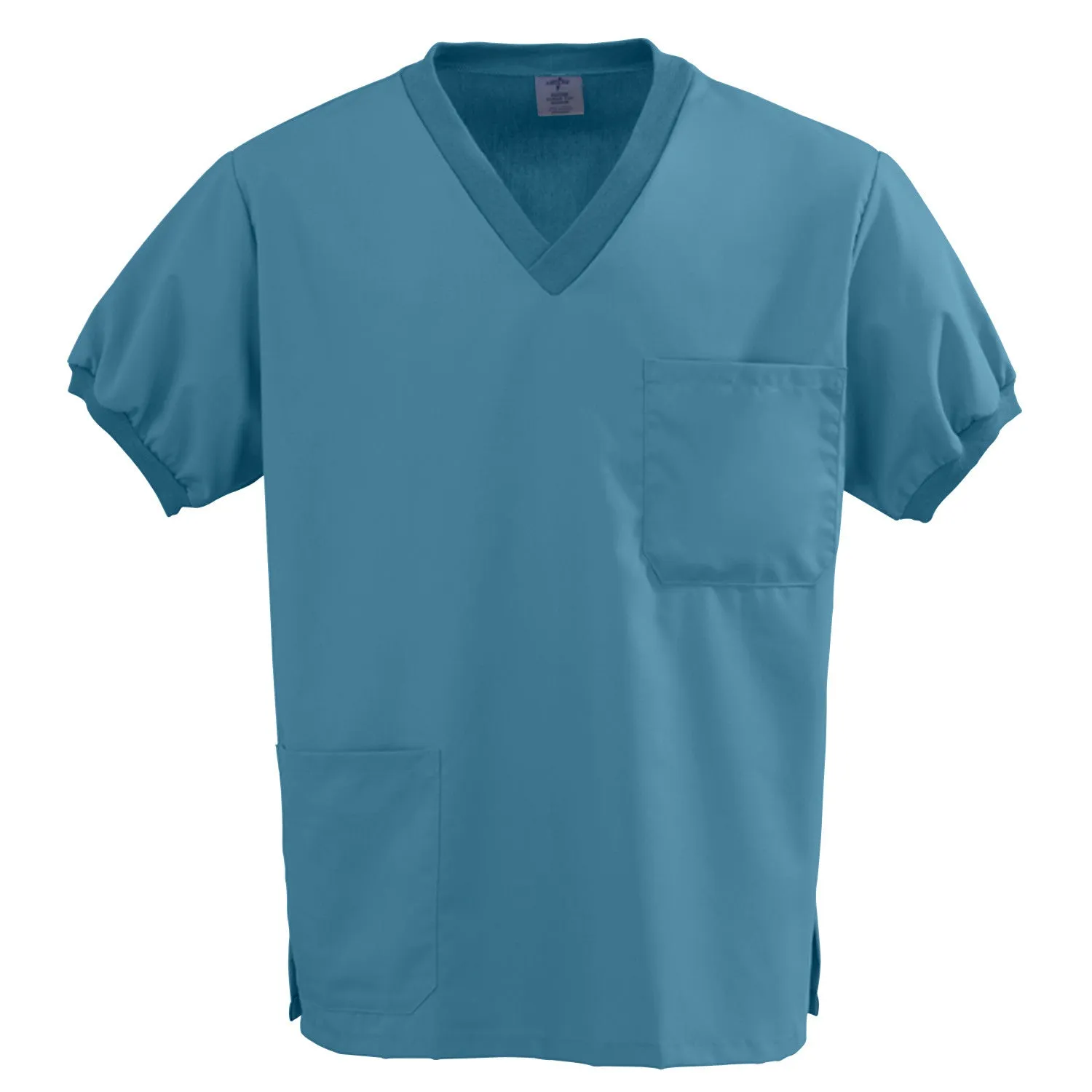 AngelStat Knit Trim Scrub Top