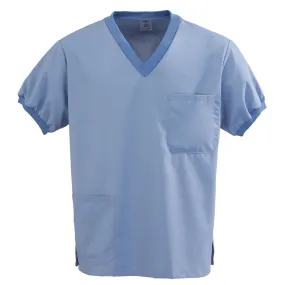 AngelStat Knit Trim Scrub Top