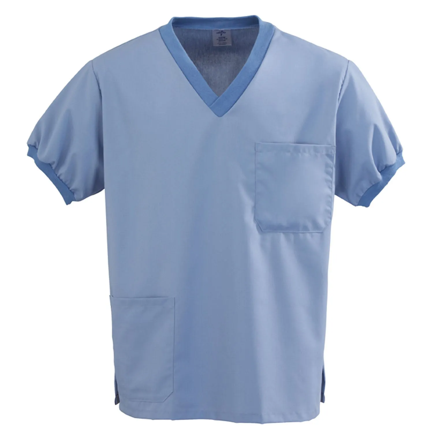 AngelStat Knit Trim Scrub Top
