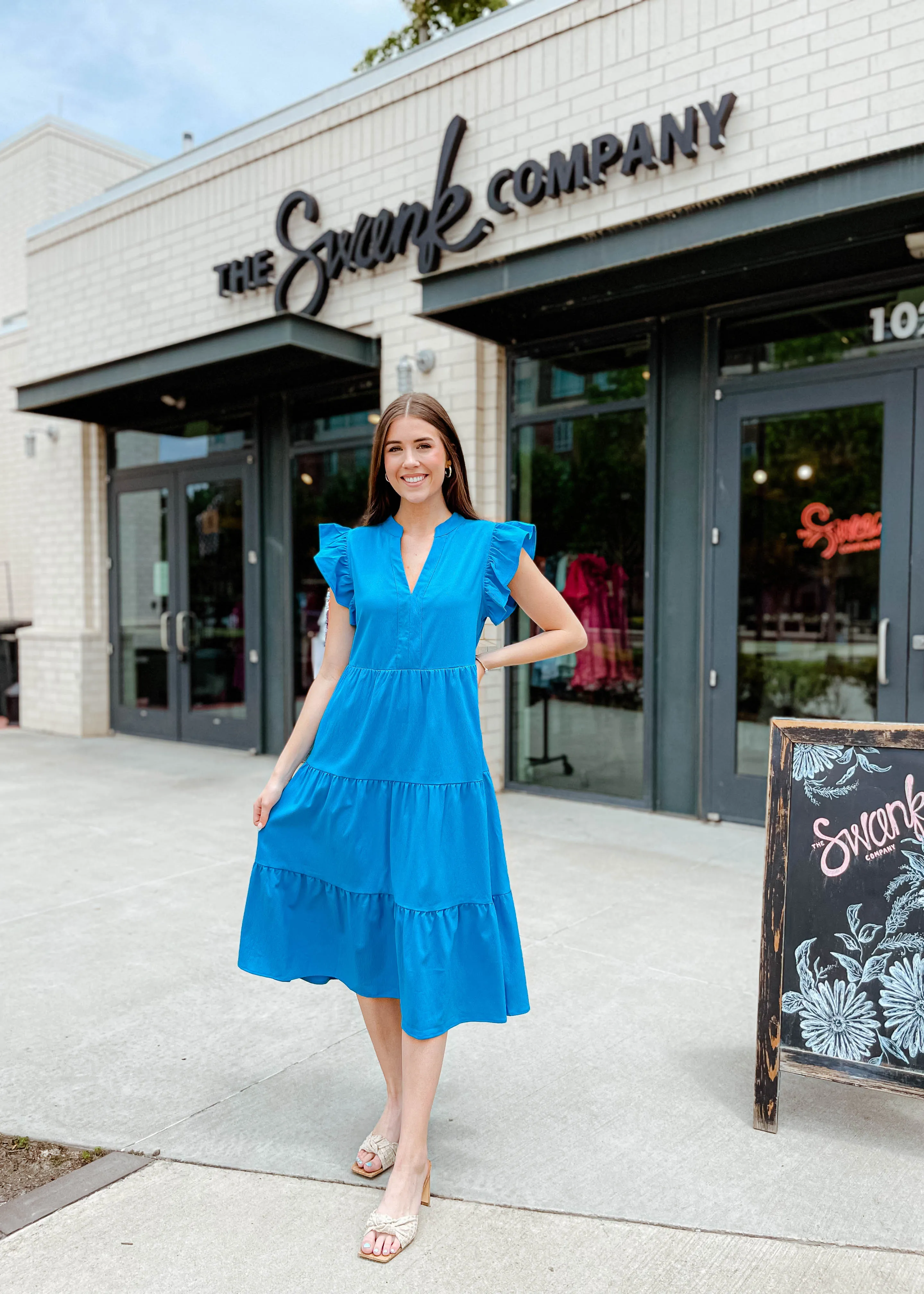 Anna Grace Midi Dress