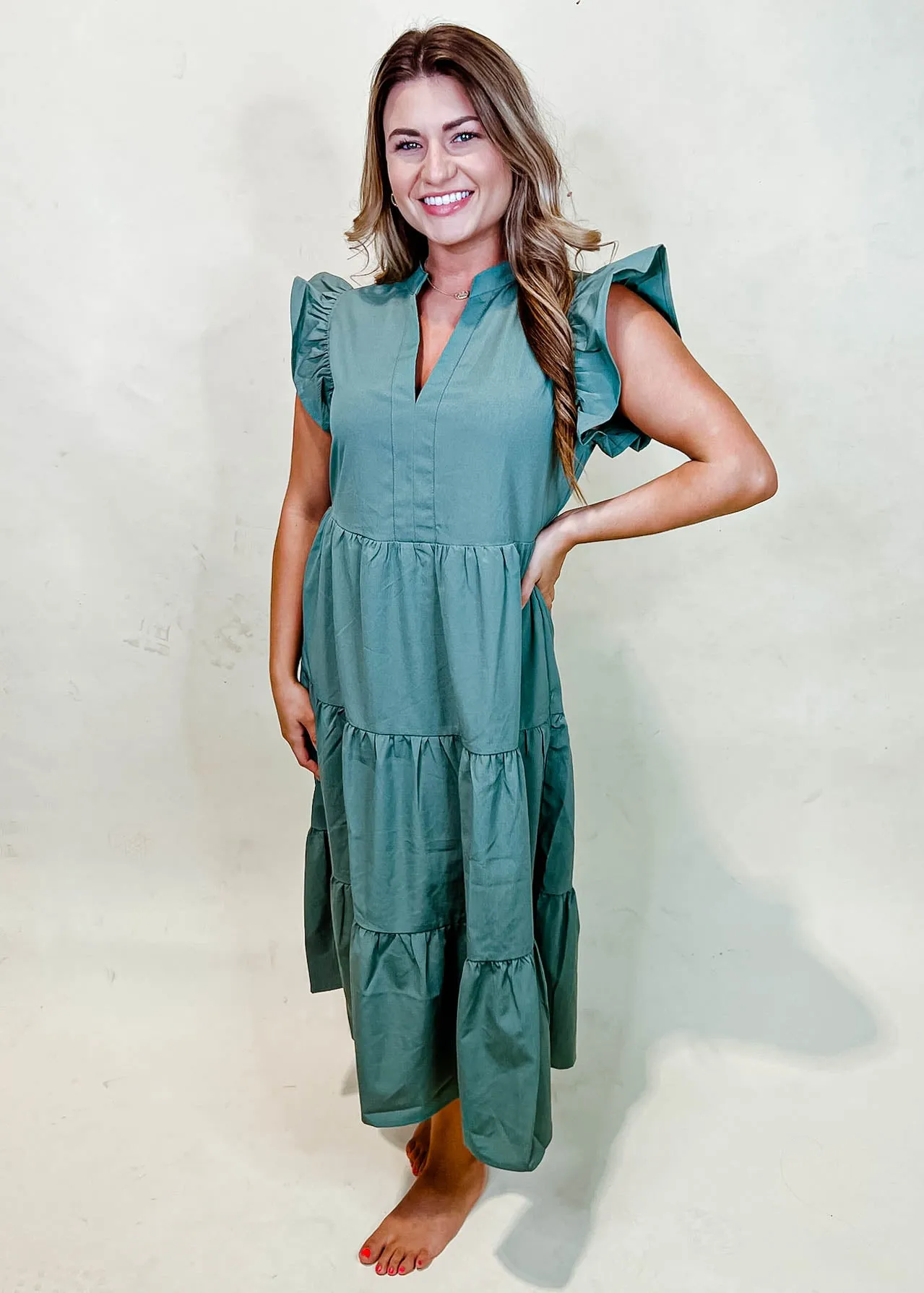 Anna Grace Midi Dress