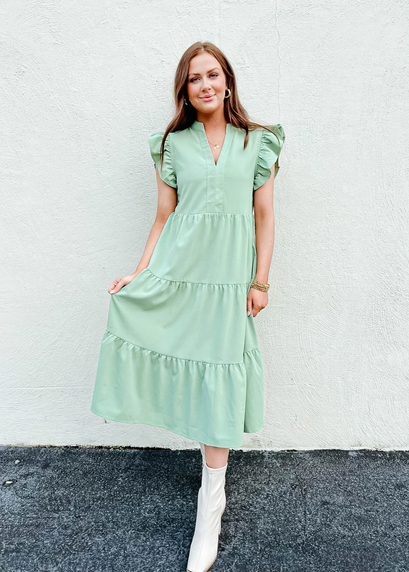 Anna Grace Midi Dress