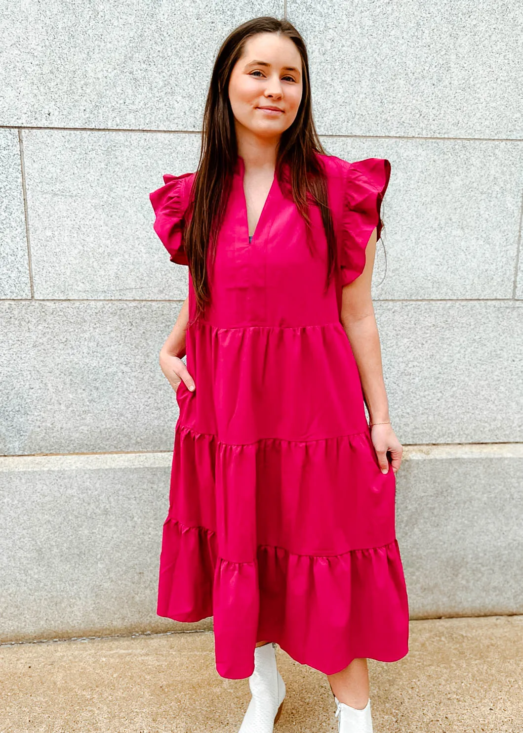 Anna Grace Midi Dress