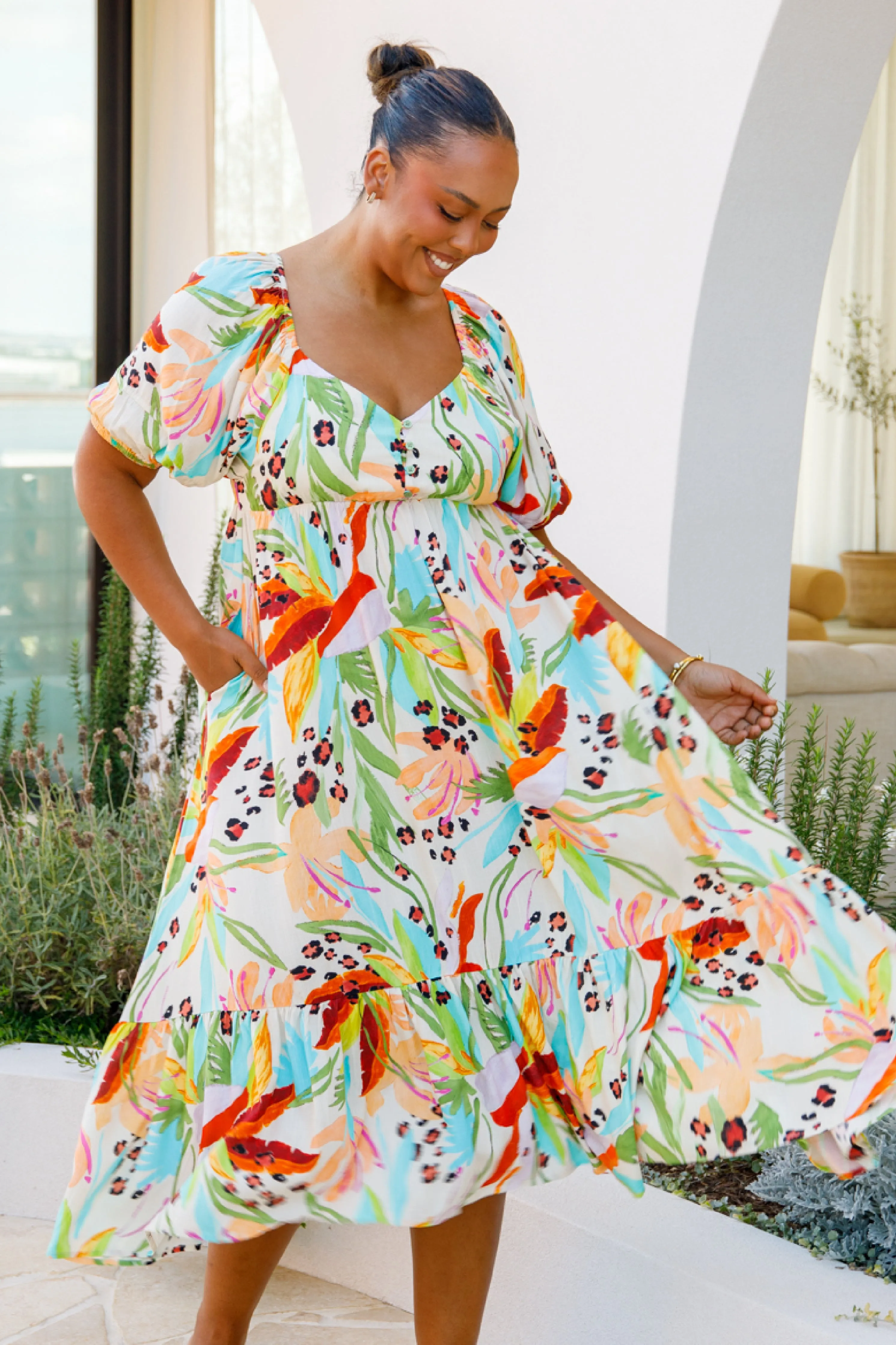 Austin Midi Dress | Castaway