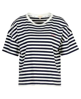 Barbour Adria Top Navy Stripe