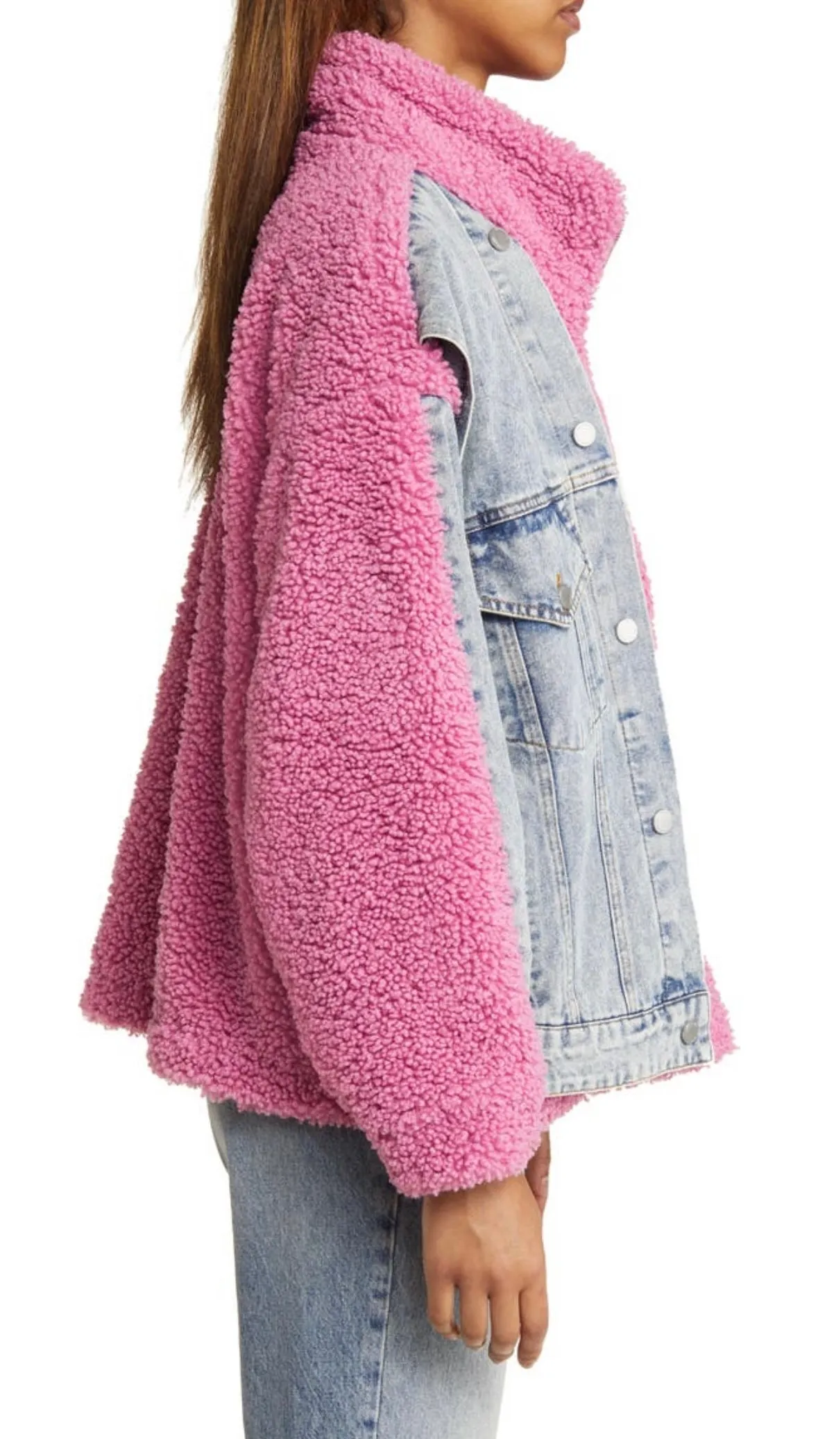 Bear Hug Jacket Pink