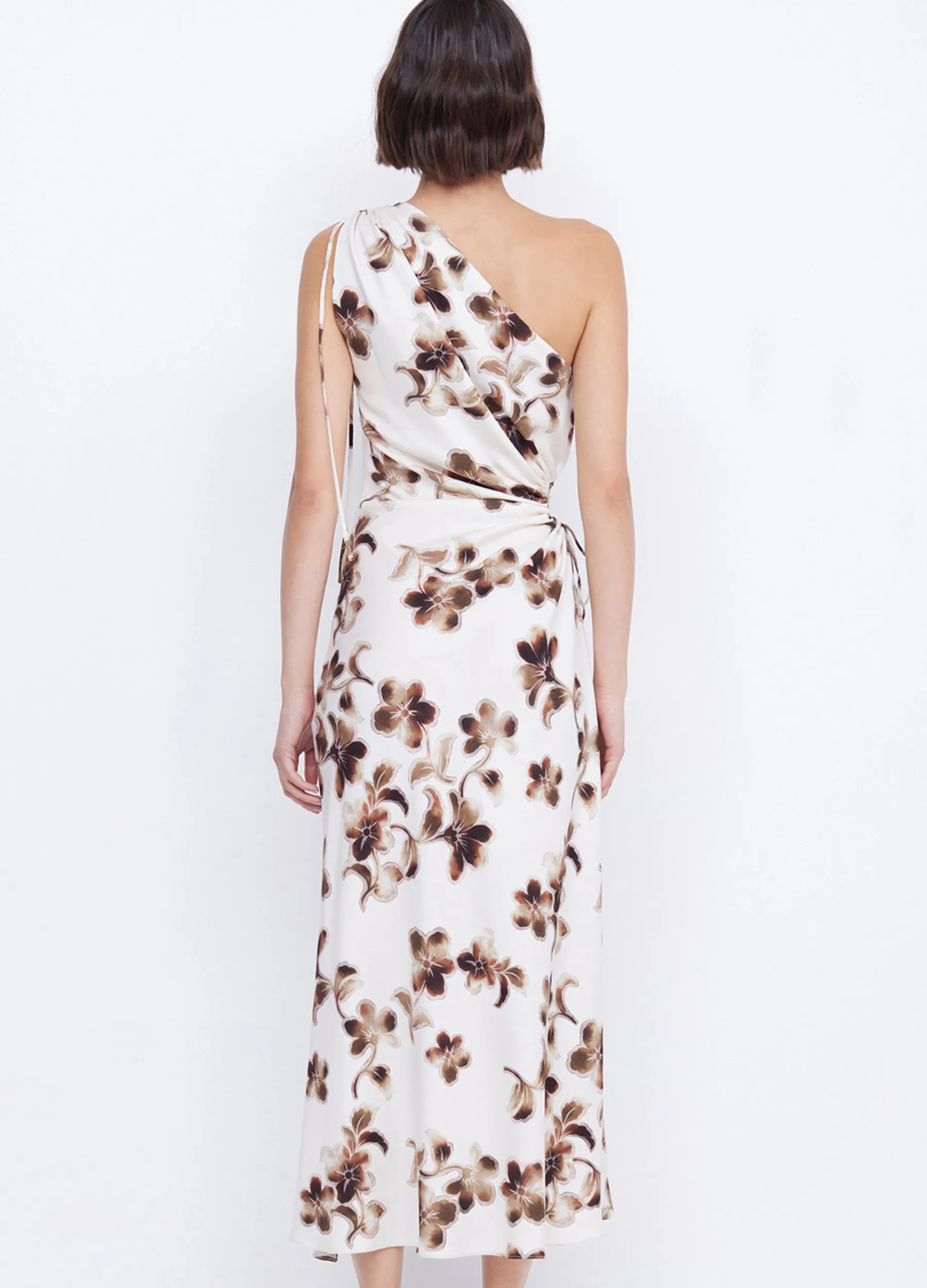 Bec   Bridge - Pauline Asym Dress - Hibiscus Floral