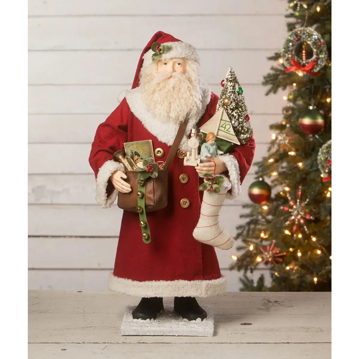 Bethany Lowe Christmas Jolly Old St. Nicholas with Toys 22" TD2145