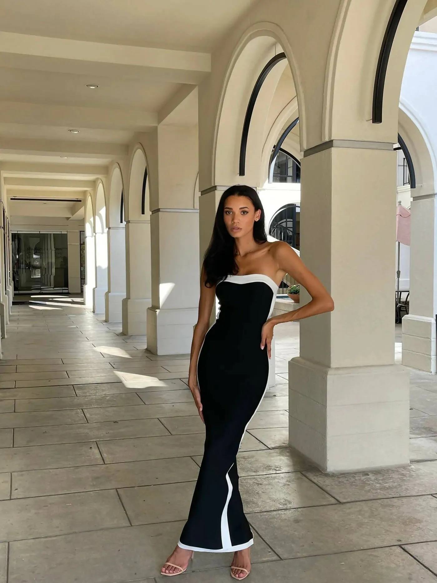 Bianca & Bridgett Ashley Dress in Black