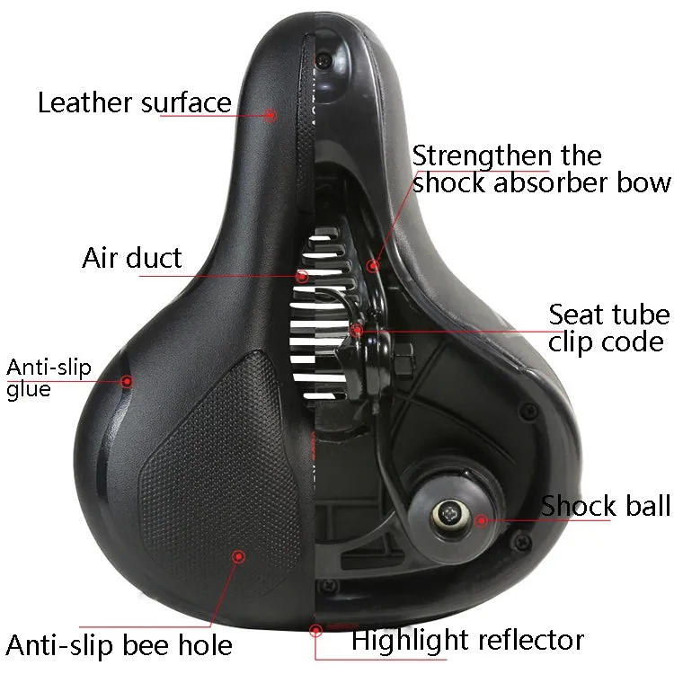 Bicycle Seat Saddle Bicycle Seat Riding Equipment Accessories(Yellow)