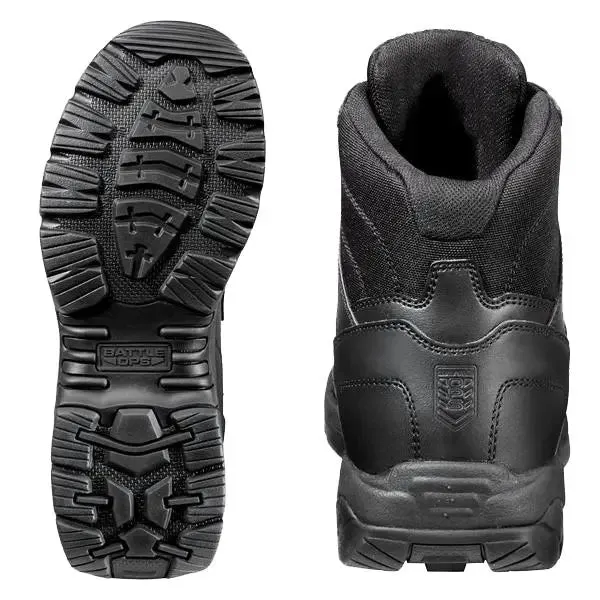 BLACK DIAMOND - 6-INCH WATERPROOF TACTICAL BOOT - SIDE ZIP COMP SAFETY TOE, BLACK