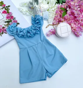 Blue jumpsuit