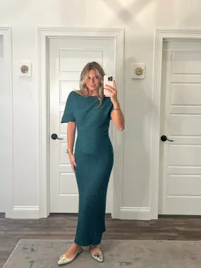 Boho Breeze Knit Midi Dress