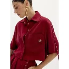 Bordeaux short shirt