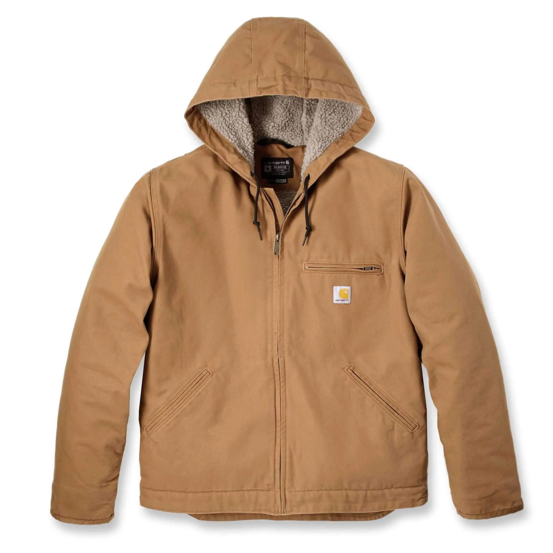Carhartt Washed Duck Sherpa-Lined Relaxed Fit Jacket 104392