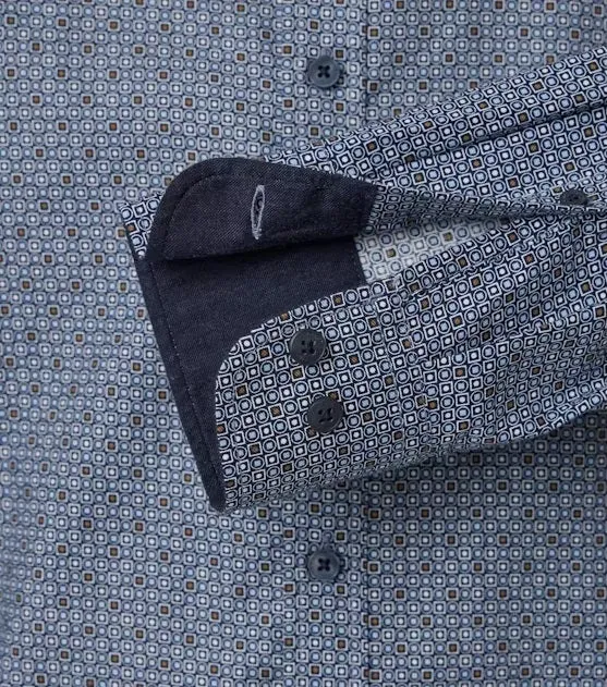 Casa Moda Long Sleeve Casual Shirt 102 - Blue