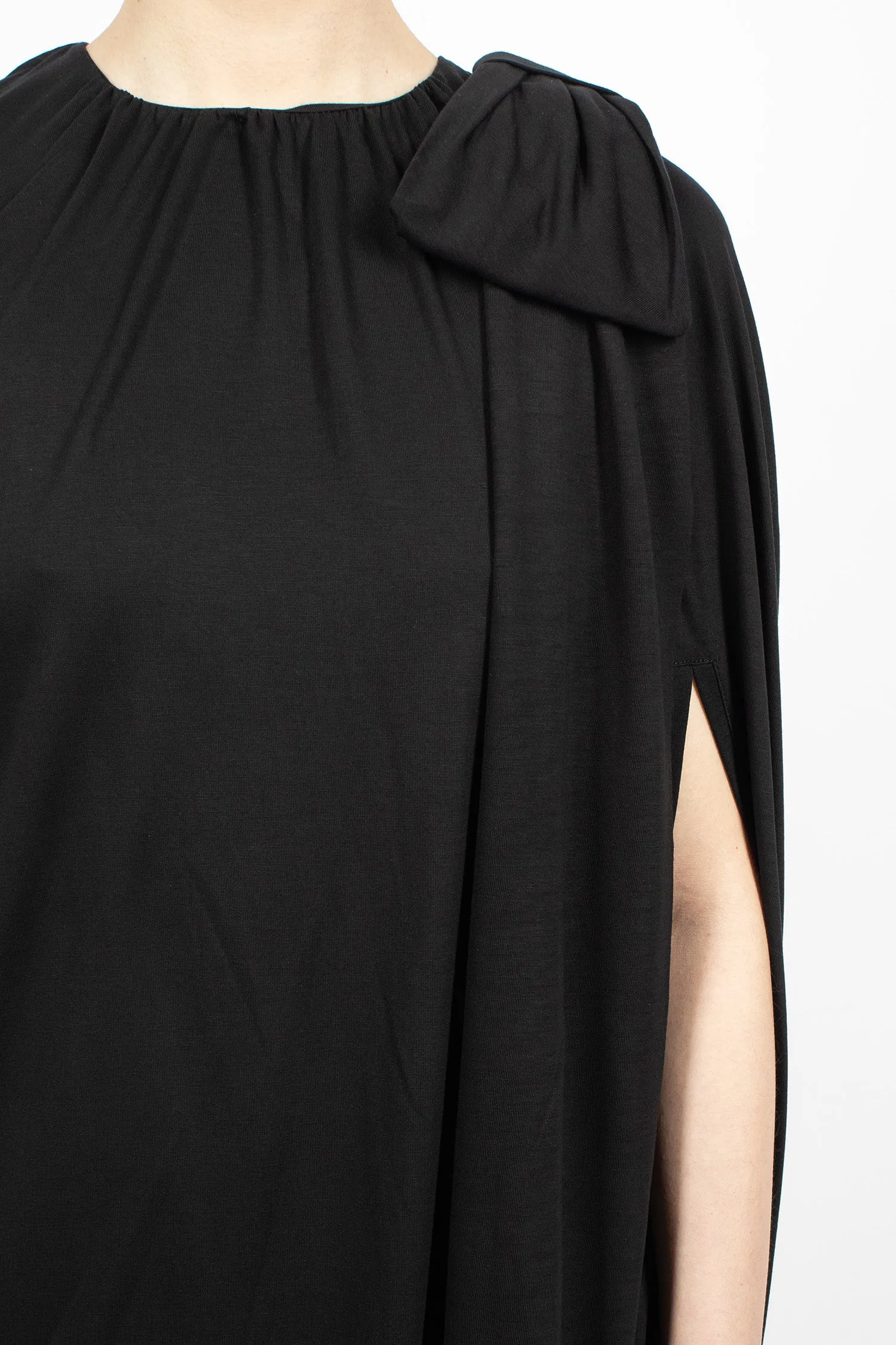 Cascade Egg Dress Black