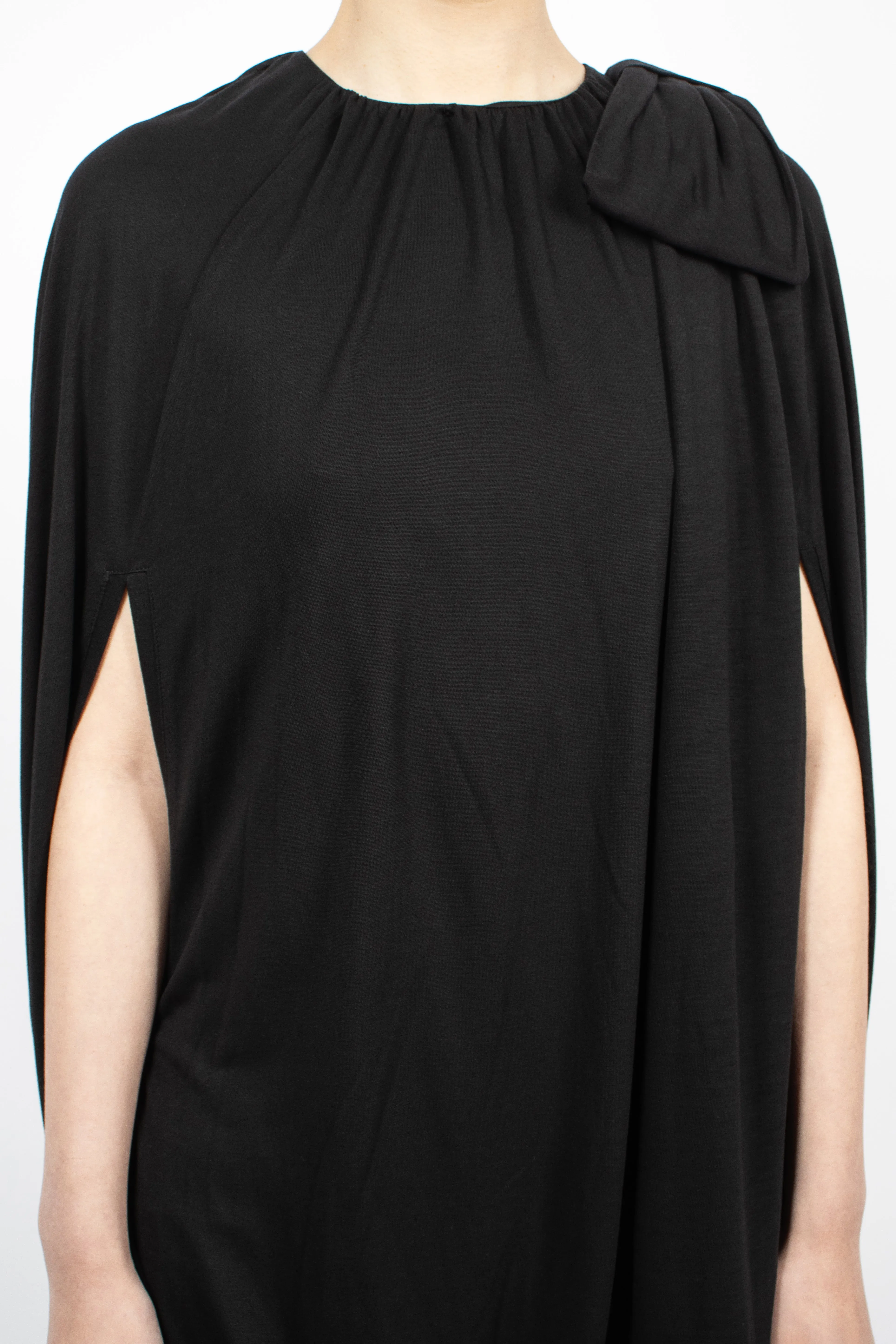 Cascade Egg Dress Black