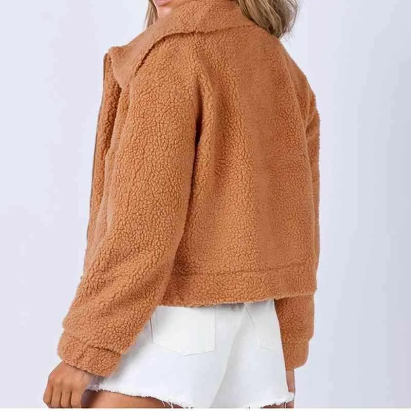 Casually Cozy Zip Up Sherpa Jacket