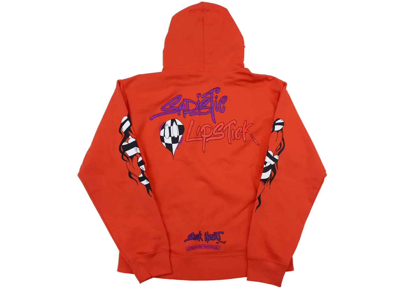 Chrome Hearts "Matty Boy - Sadistic Lipstick" Hoodie Red