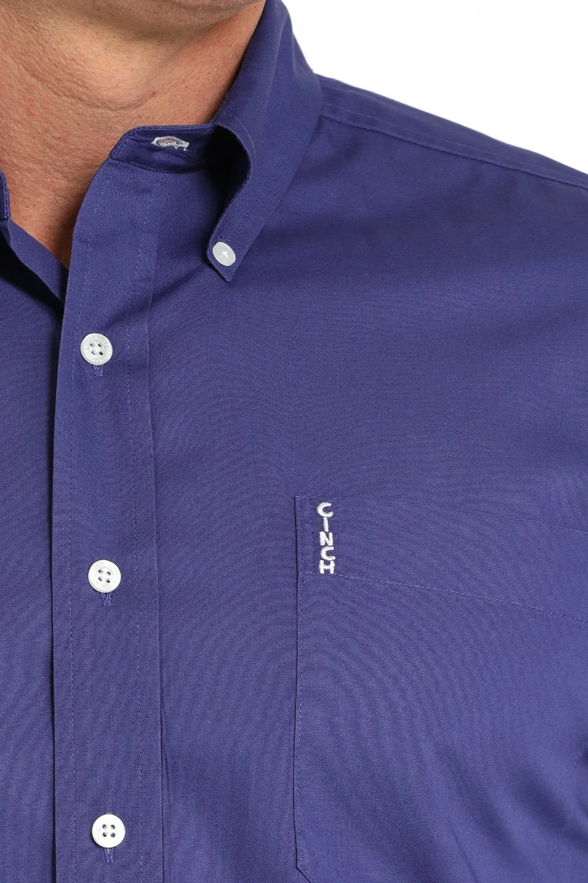 CINCH MODERN FIT SOLID BUTTON DOWN WESTERN SHIRT