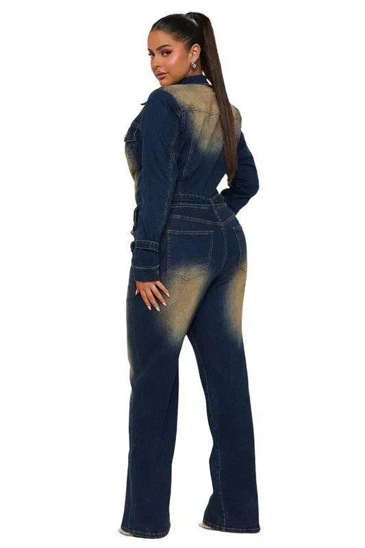 Cleo – Slim fit – Long-sleeve jumpsuit