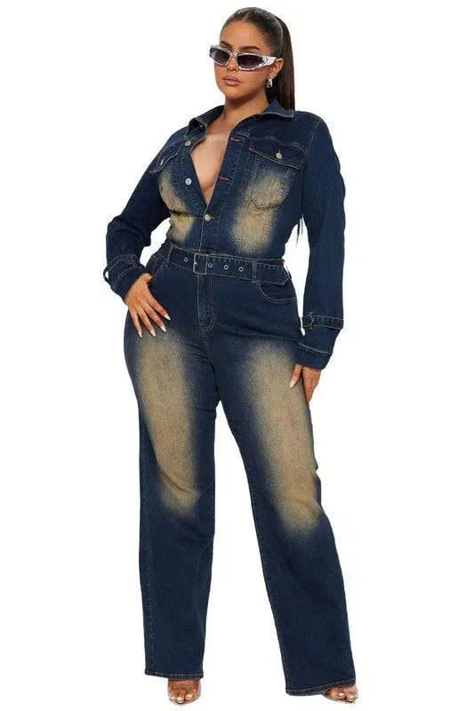 Cleo – Slim fit – Long-sleeve jumpsuit