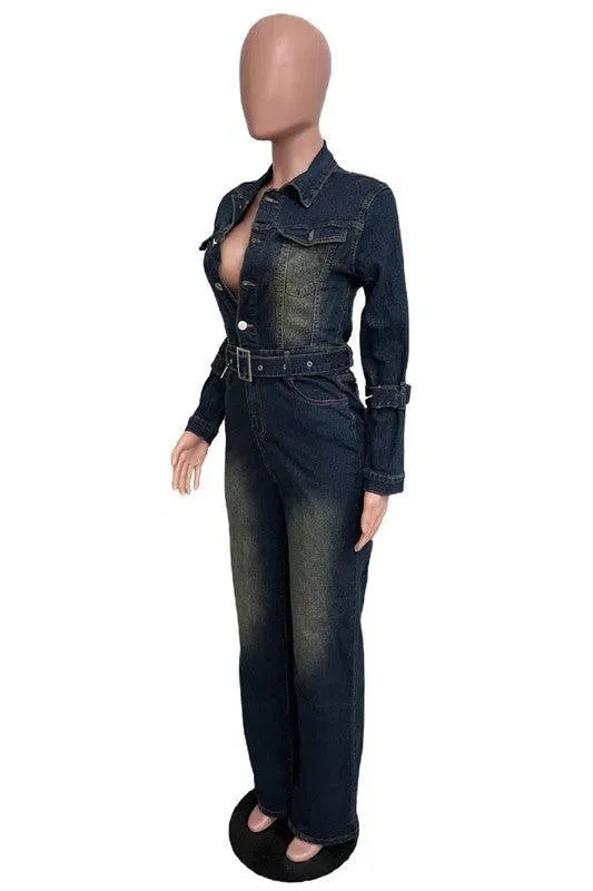 Cleo – Slim fit – Long-sleeve jumpsuit