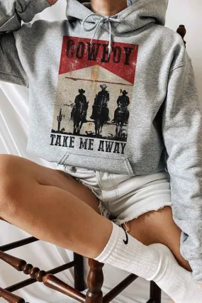 COWBOY TAKE ME AWAY HOODIE PLUS SIZE