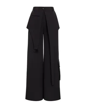 Crepe Overall Pants