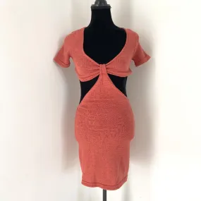 Cult Gaia Billie Knit Dark Orange dress