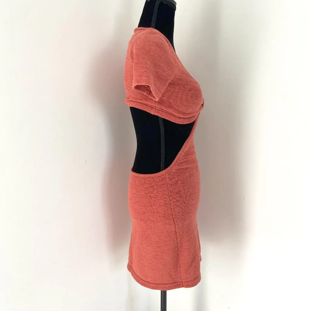 Cult Gaia Billie Knit Dark Orange dress