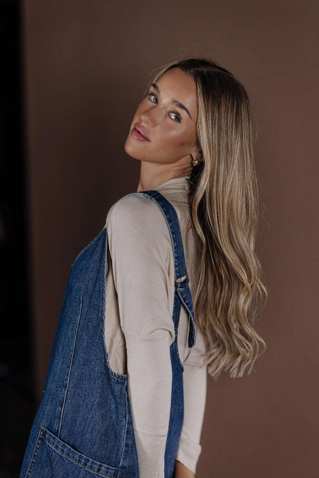 Darcy Denim Overall Dress