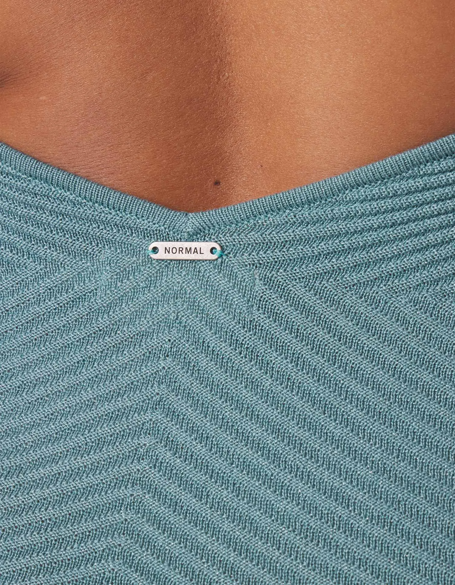 Desi Halter Dress in Turquoise