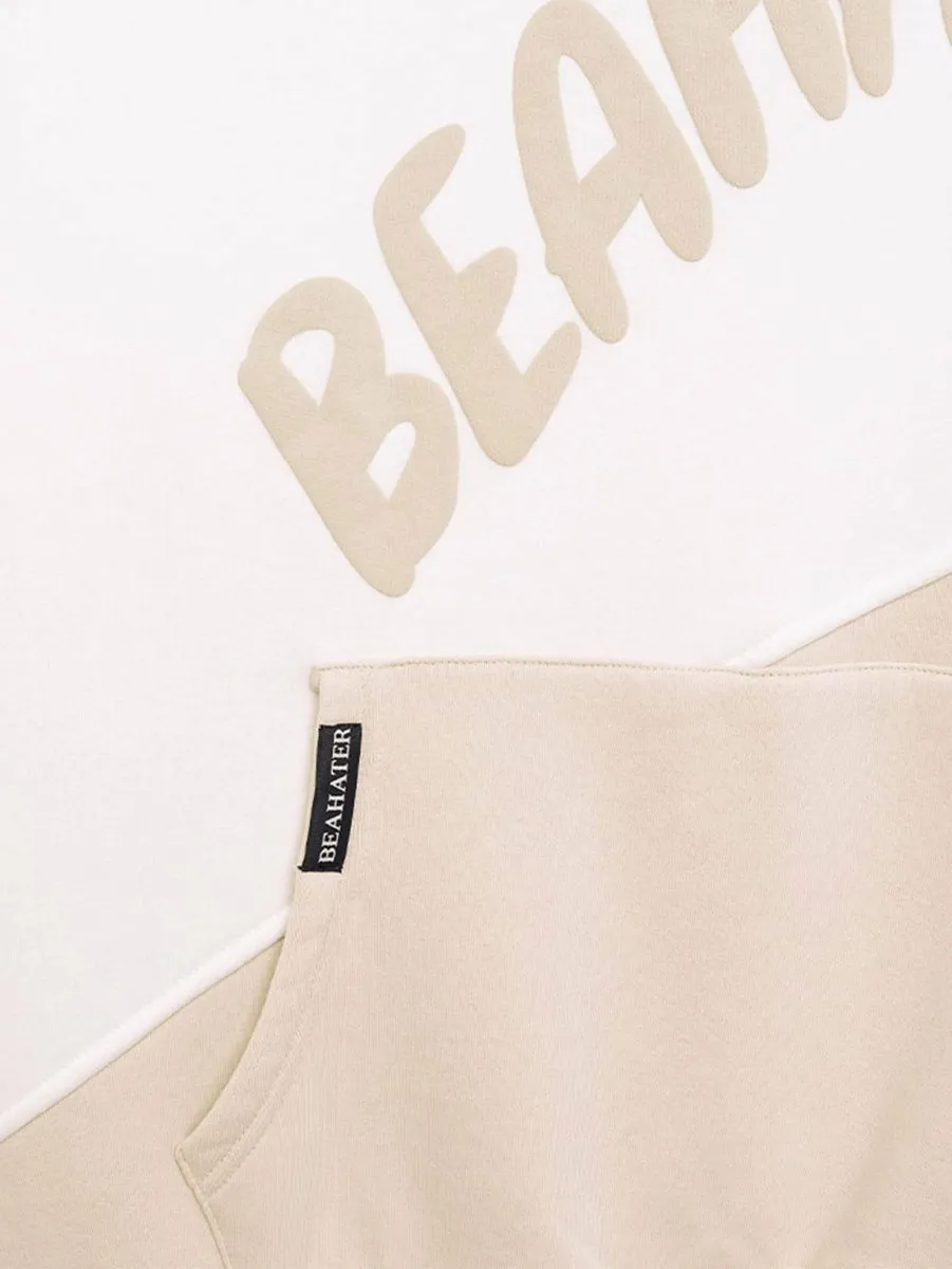 DOPE CREW OVERSIZED HOODIE BEIGE