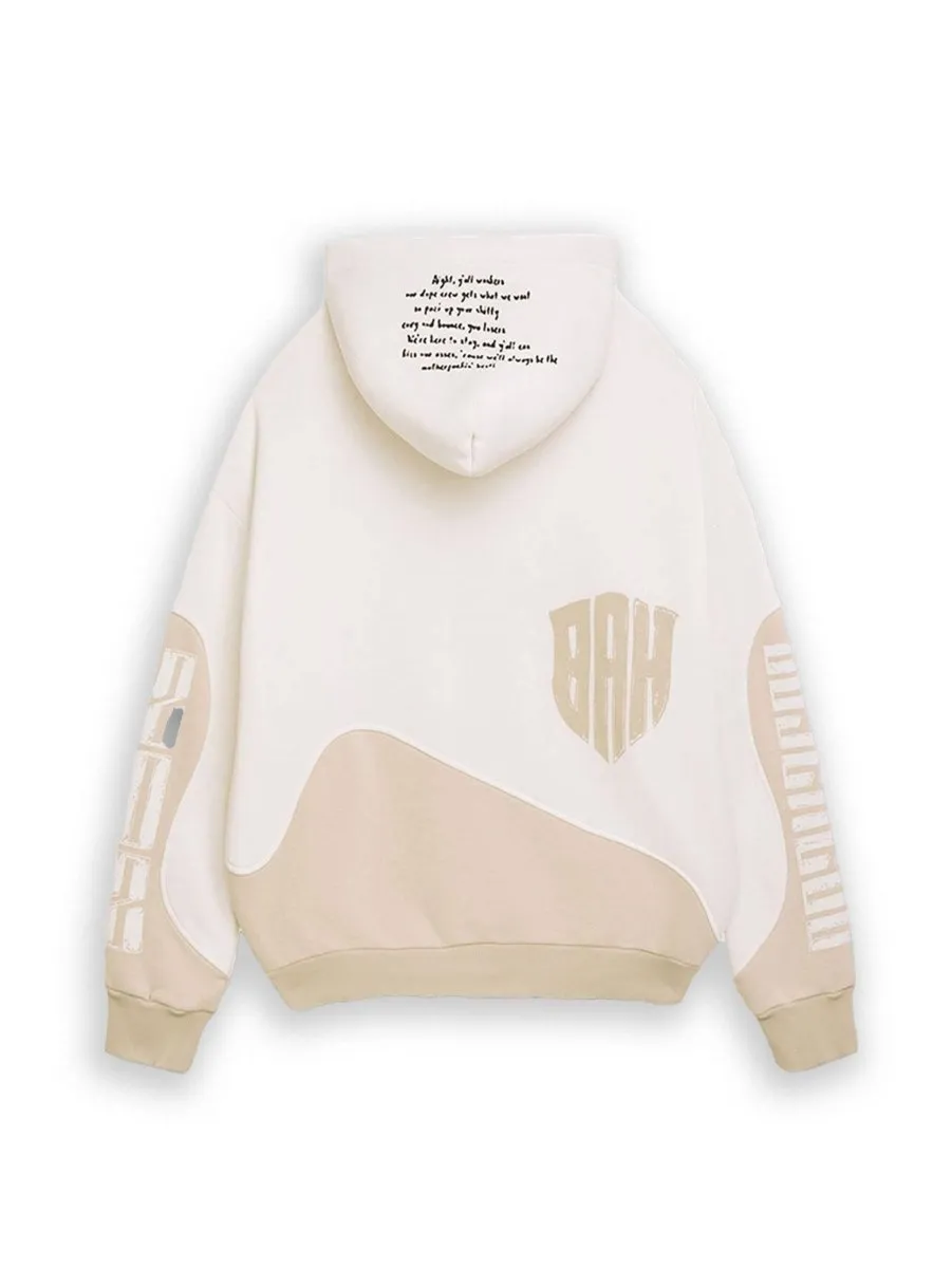 DOPE CREW OVERSIZED HOODIE BEIGE