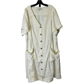 Dress Casual Midi By Pilcro In White, Size: 4x