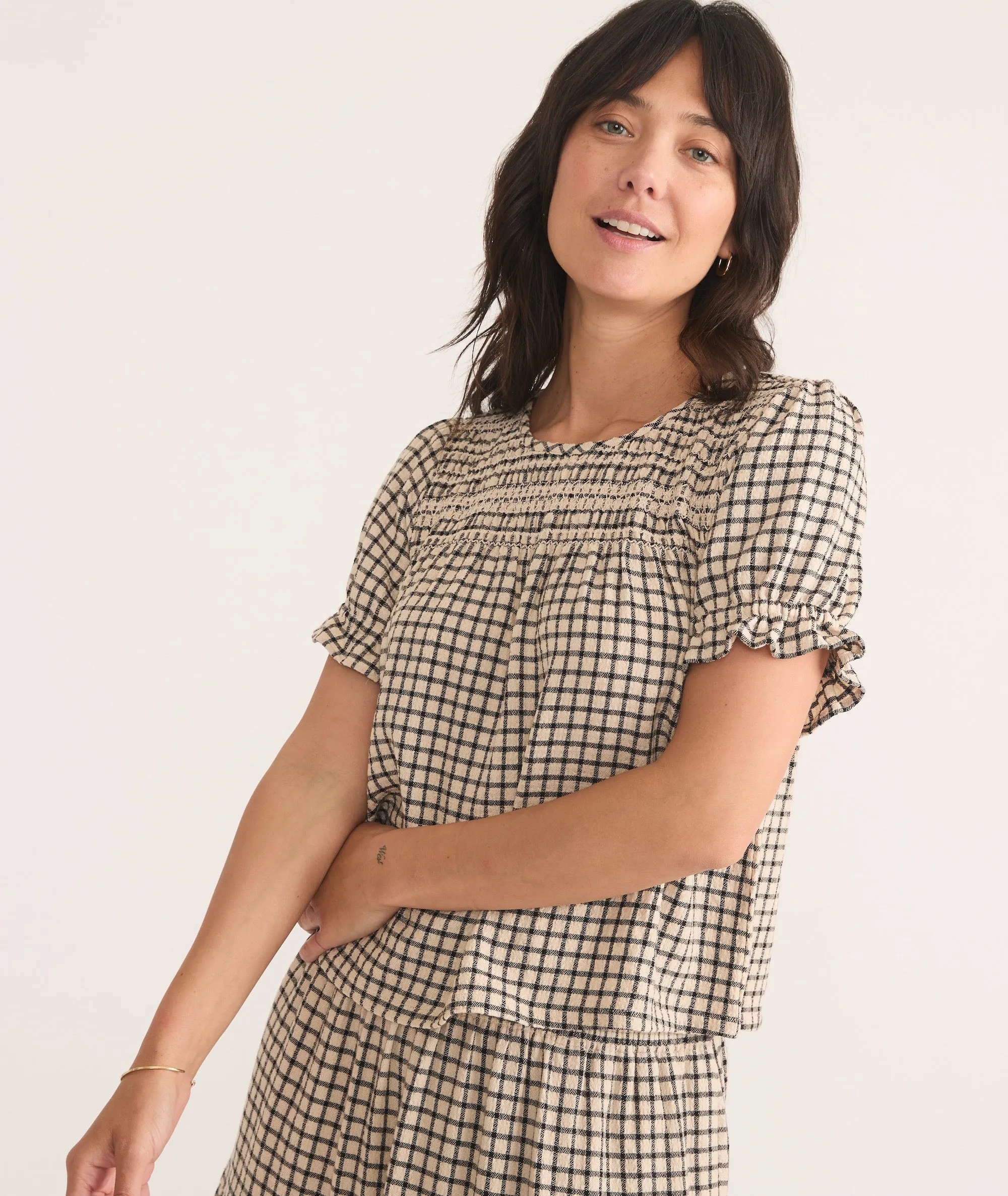 Elena Smocked Top