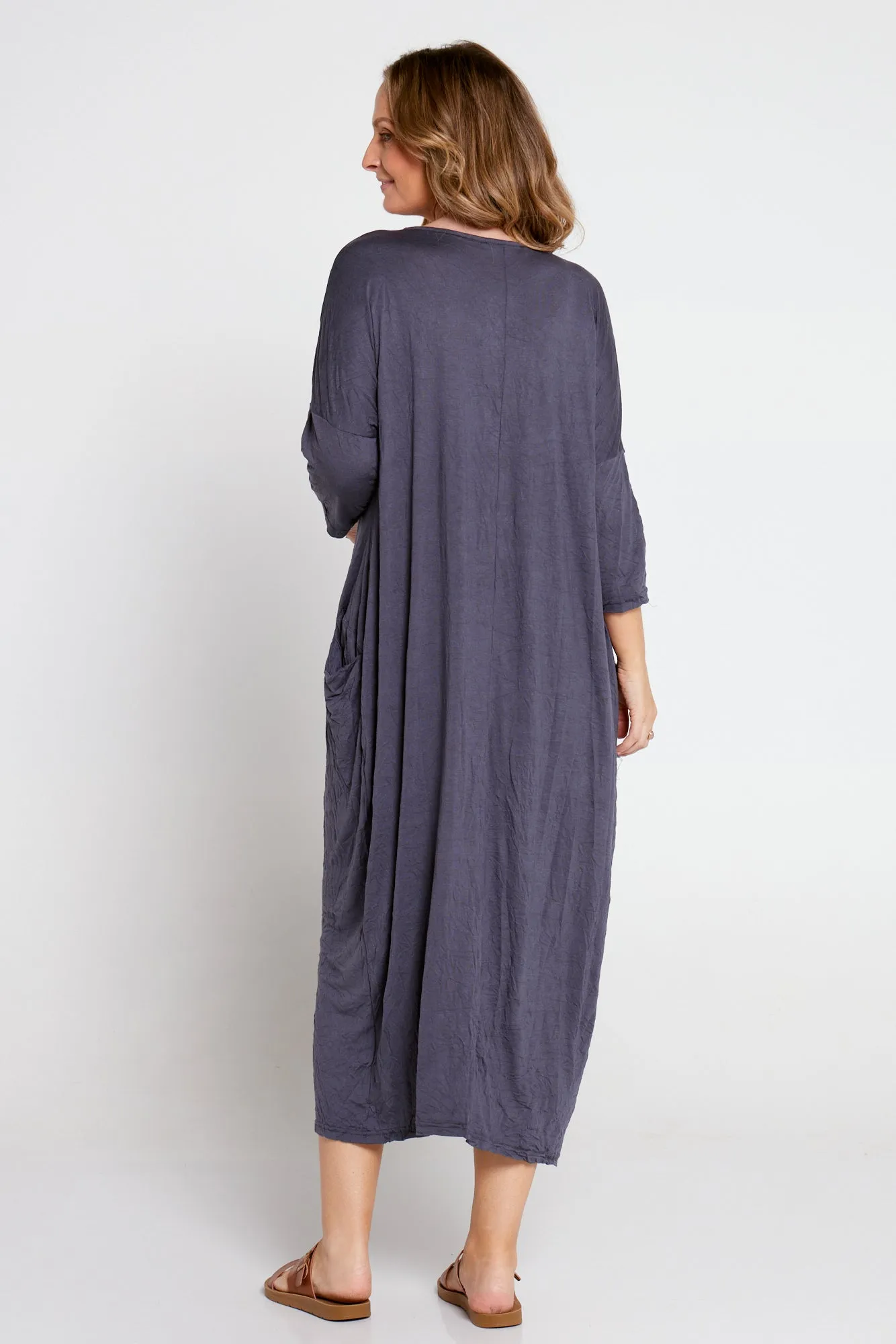 Elvira Dress - Charcoal