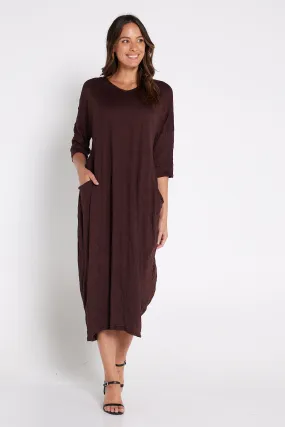 Elvira Dress - Chocolate