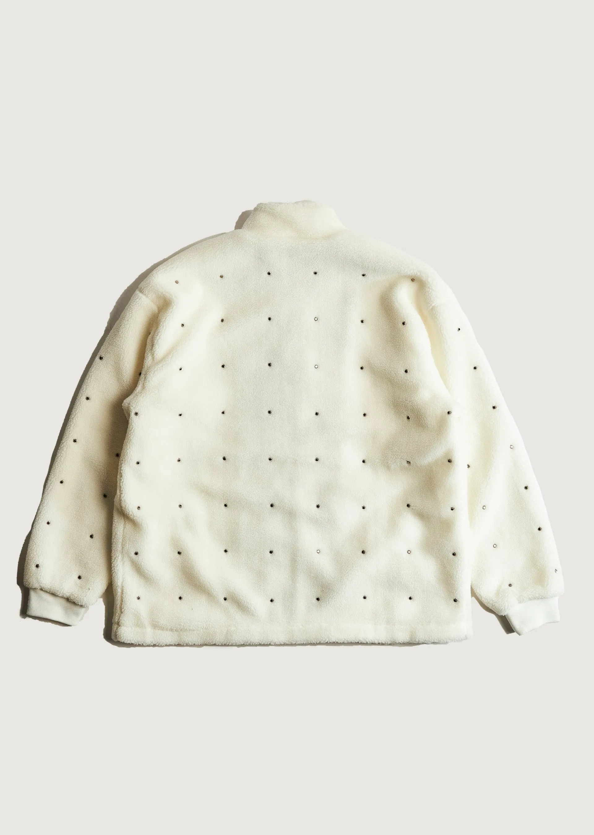 Embellish Leo Zip Sherpa (White) EMBHOL23-036