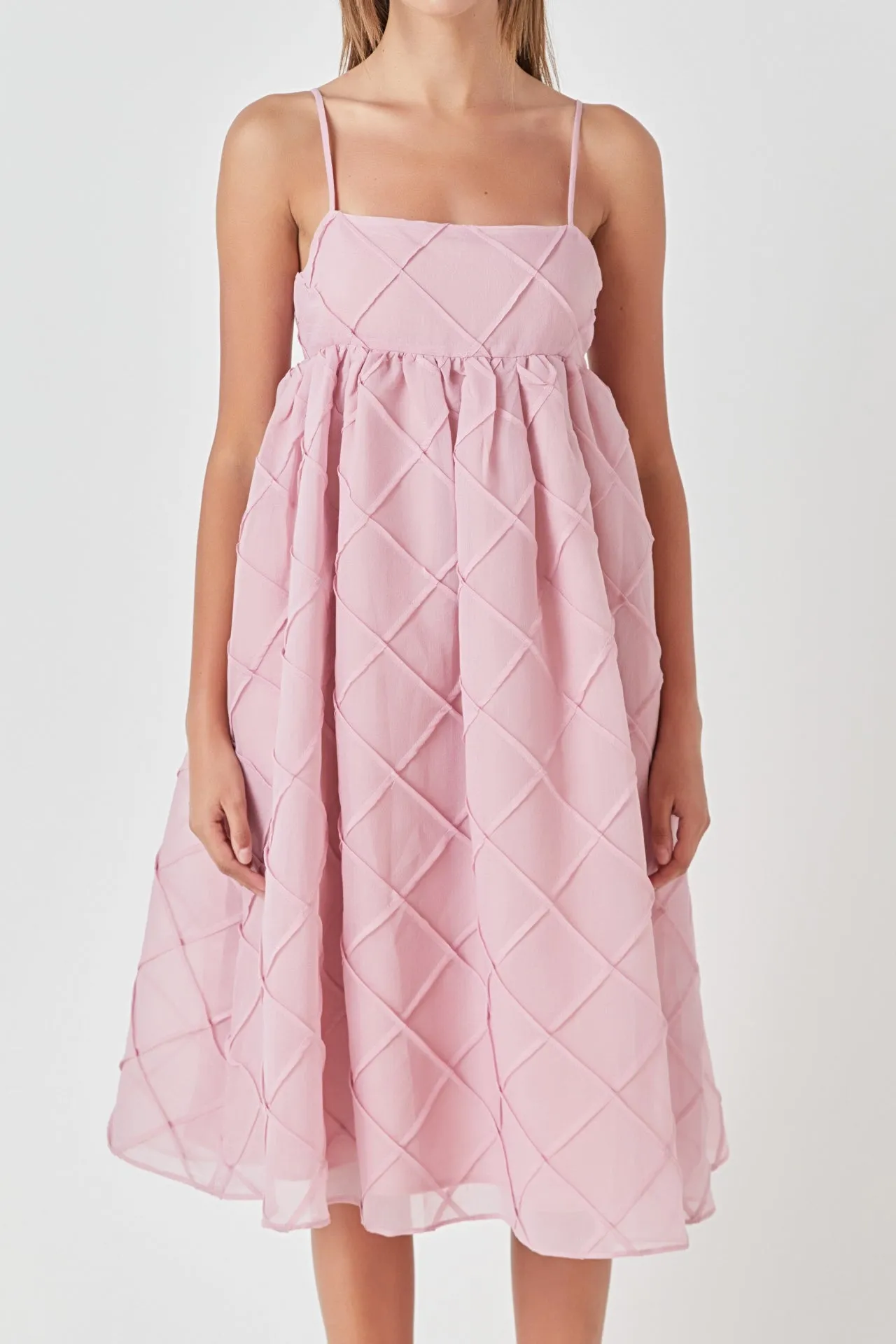 Endless Rose - Organza Midi Dress