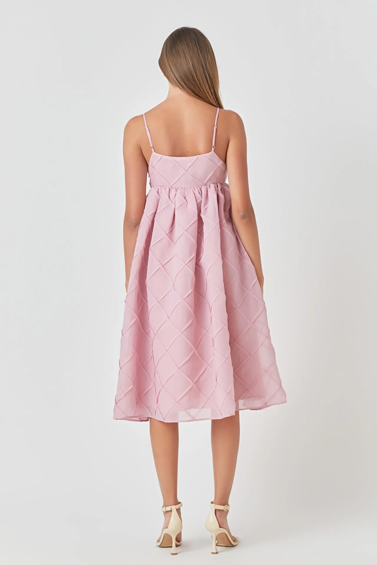 Endless Rose - Organza Midi Dress